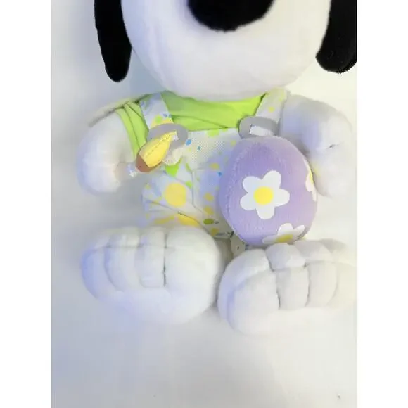 Hallmark Snoopy White Easter Themed Cap Painted Egg Collectible Plush Toy - Picture 9 of 12